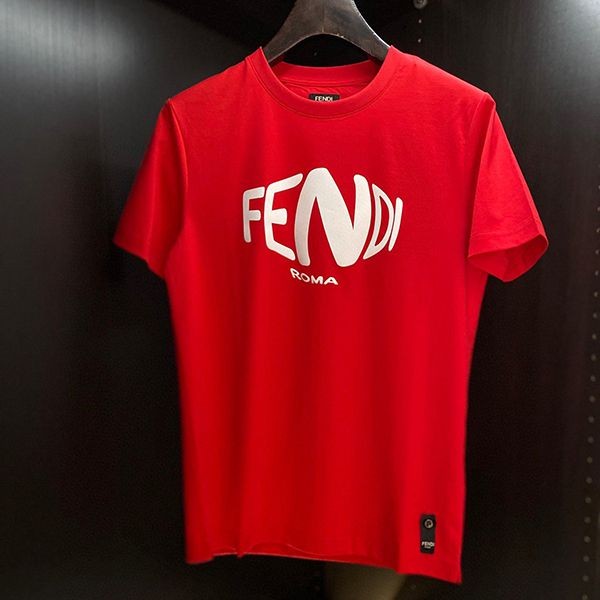 大人気!!新色フェンディ Tシャツ 半袖 クルーネック ティシャツ パロディ fez22402