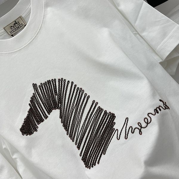 人気急上昇 エルメス マキシカルトゥーシュ 半袖Tシャツ コピー era31070