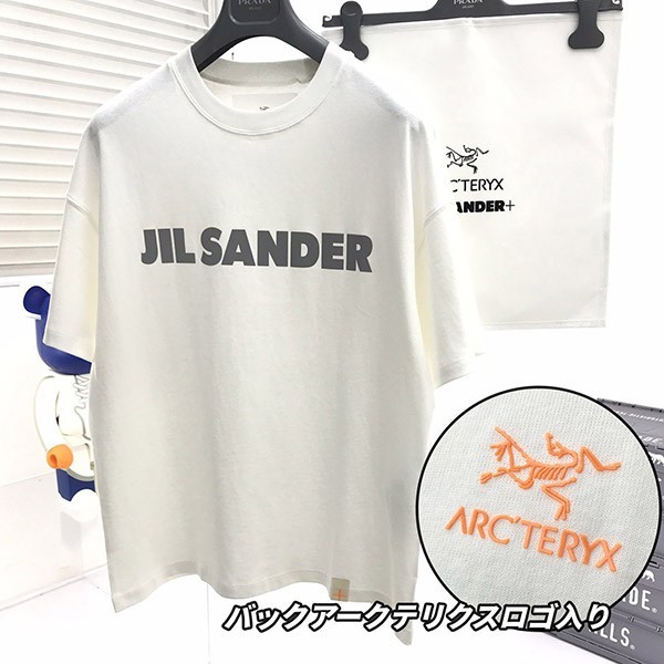 【日本未発売】ジルサンダー アークテリクス tシャツ 偽物 リフレクティブ コラボTシャツ 男女兼用 Jik36565