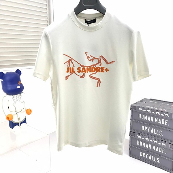 ジルサンダー+ x アークテリクス 偽物 リフレクティブ コラボTシャツ Jip73646