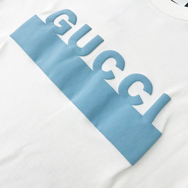 グッチ ホワイト Tシャツ コピー コットン 2色 guf64851