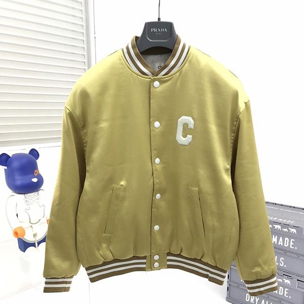 早い者勝ち♡ セリーヌ カレッジ テディジャケット 偽物 フリース Cey74977