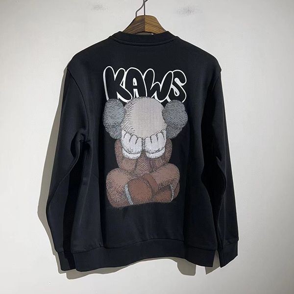 大人気！KAWS×ノースフェイス コラボ 長袖コットントレーナー 2色 Noj10113