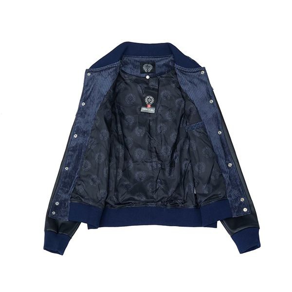 入手困難クロムハーツ 偽物 LETTERMAN ジャケット レザーパッチ Kud18156