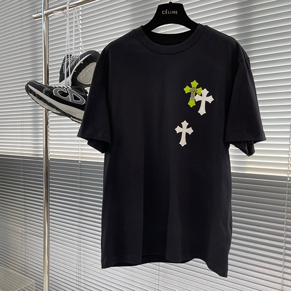 クロムハーツ セメタリークロス♪ロゴTシャツ コピー Kui88804