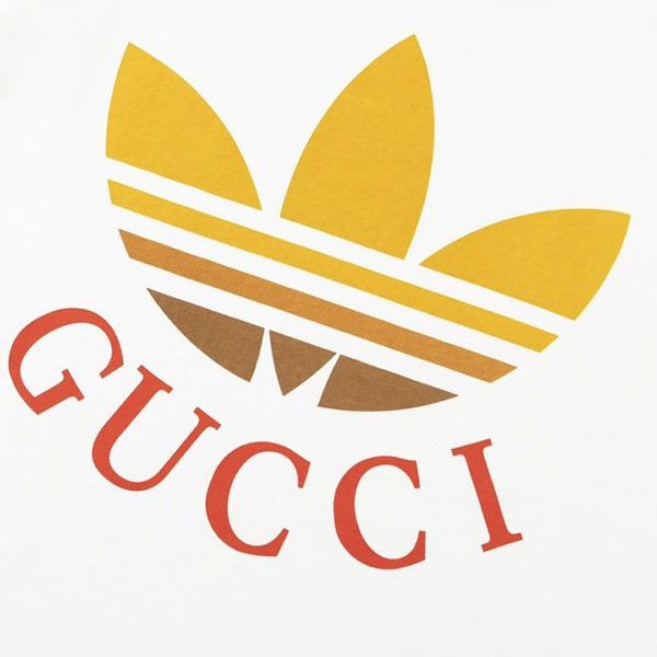 最安値挑戦 グッチ×adidas オーバーサイズ コットン 偽物 Tシャツ gul17263