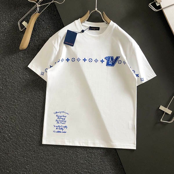 ルイヴィトン エブリデイ LV 偽物 クルーネック Tシャツ vuw39347