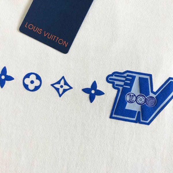 ルイヴィトン エブリデイ LV 偽物 クルーネック Tシャツ vuw39347