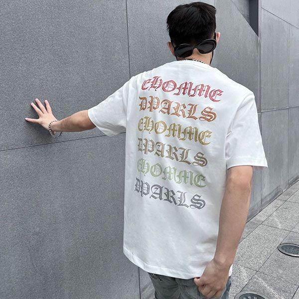 おすすめクロムハーツ Tシャツ コピー CHプラス ホワイト メンズ Kul08872