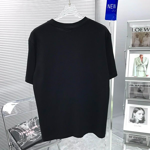 セリーヌ Tシャツ 偽物 ルーズ フロント スタッズロゴ コットン Ces89828