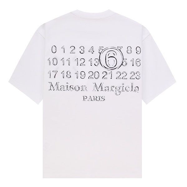 セール新作 メゾン マルジェラ ナンバリング 偽物ロゴ Tシャツ Maq33603