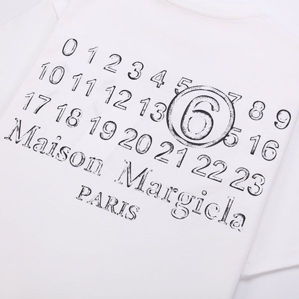 セール新作 メゾン マルジェラ ナンバリング 偽物ロゴ Tシャツ Maq33603