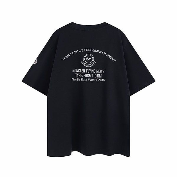 追跡付 モンクレール コピー コットンロゴプリント Tシャツ moj86981