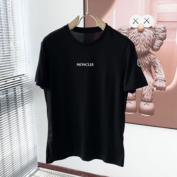 n級品 おすすめ モンクレール Tシャツ 偽物 半袖 ロゴ mom97011