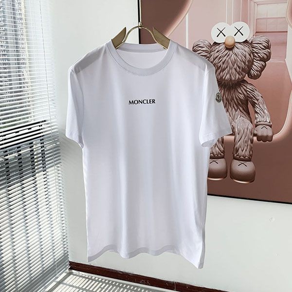 n級品 おすすめ モンクレール Tシャツ 偽物 半袖 ロゴ mom97011