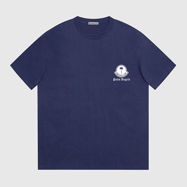 高品質 モンクレール Tシャツ 偽物 ルーネック ロゴ mou11511