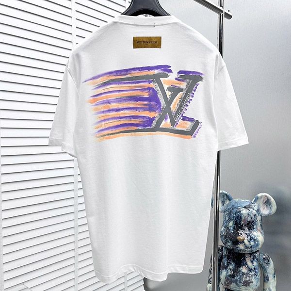 高品質 ルイヴィトン Tシャツ スーパーコピー コットン 半袖 vun70174