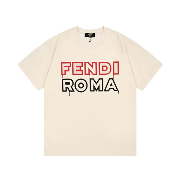 フェンディ roma ロゴ Tシャツ 偽物 feq98683