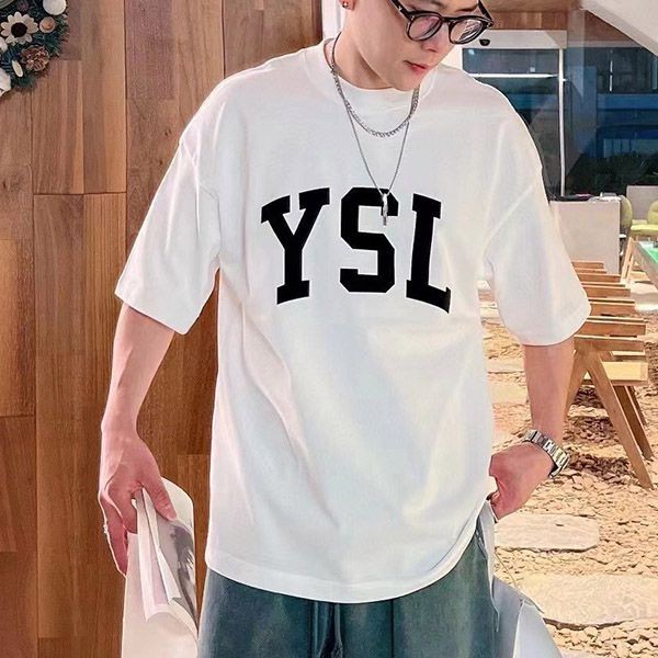 最安値挑戦 サンローラン YSL ヴィンテージTシャツ 偽物 Sat09812