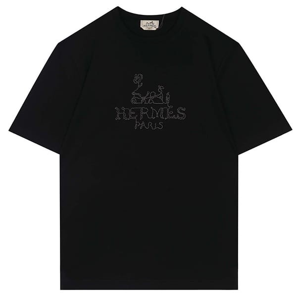 【シンプルでいい☆2色】エルメス ロゴTシャツ コピー ers82828