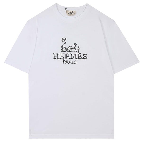 【シンプルでいい☆2色】エルメス ロゴTシャツ コピー ers82828