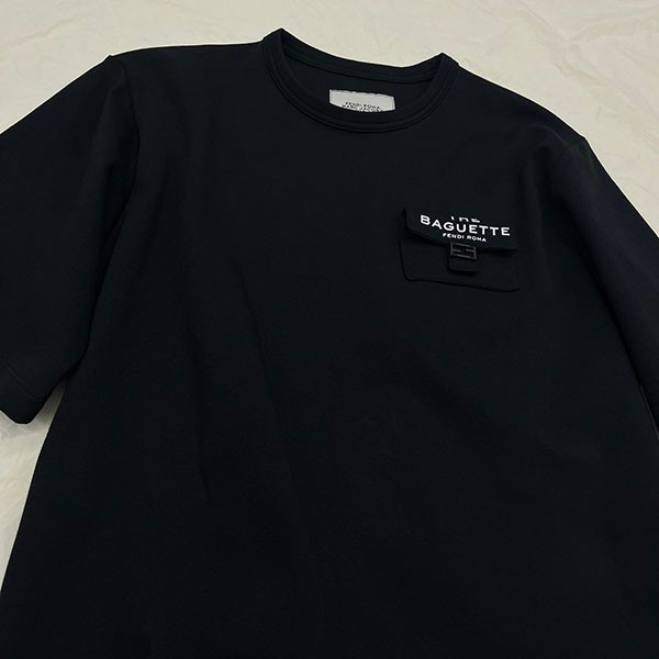 ☆超人気☆【フェンディ×Marc Jacobs コピー】コットンジャージーTシャツ FY1240AOFNF0QA1