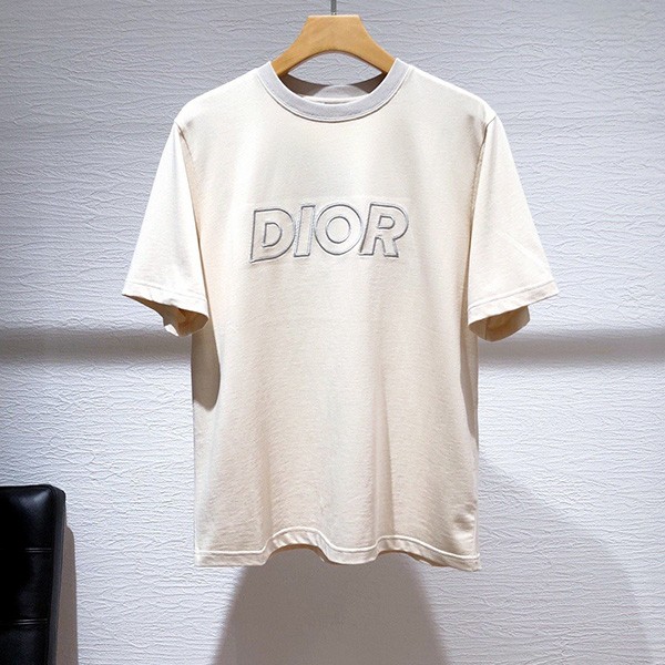 ロゴデザインがお洒落♪ディオール コットン Tシャツ 偽物 dee87116