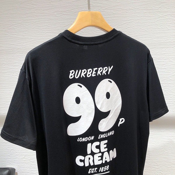 バーバリー コーデの主役にも！アイスクリームプリント Tシャツ コピー 3色 Baw59573