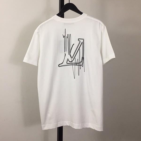 スタイリッシュ！【ルイヴィトン コピー】周波数 グラフィック Tシャツ 2色 vul82902