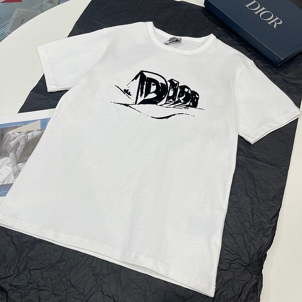 すぐ届く ディオール メンズ リラックス フィット Tシャツ 偽物 2色 送料無料 dep55325