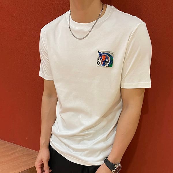 世界中で大人気♪エルメス Canoe ロゴTシャツ スーパーコピー erj54361