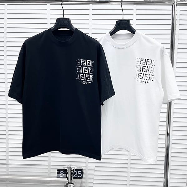 n級 おすすめフェンディ ジャージー Tシャツ 偽物 トップス 2色 feo35070