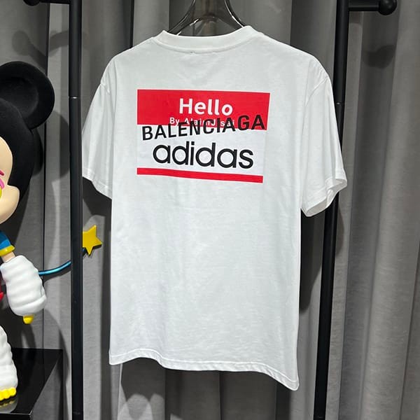 完売必至バレンシアガ アディダス オーバーサイズ Tシャツ コピー 2色 bal86059