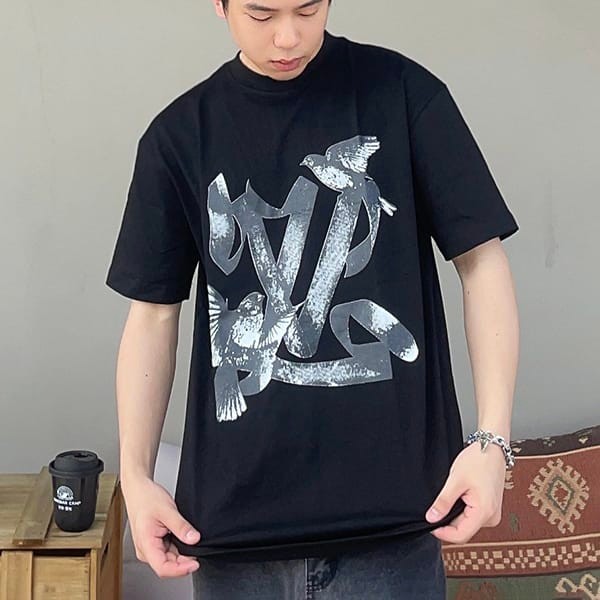 定番ルイヴィトン ロゴTシャツ スーパーコピー 半袖 vur11884