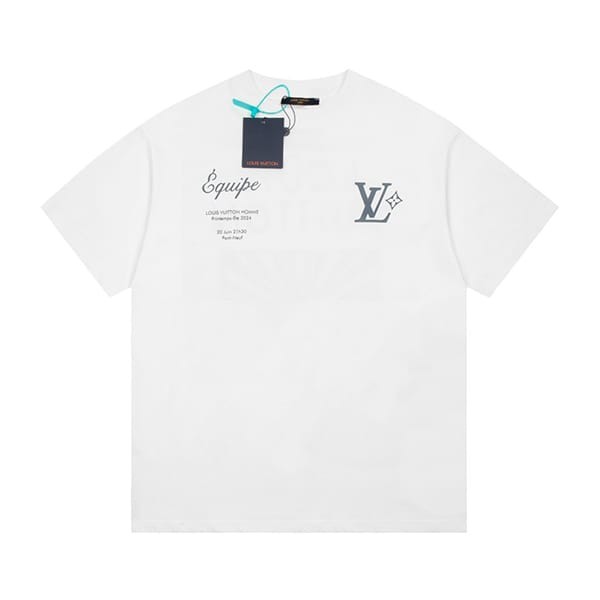 希少ルイヴィトン グラフィック クルーネック Tシャツ 偽物 vur29934