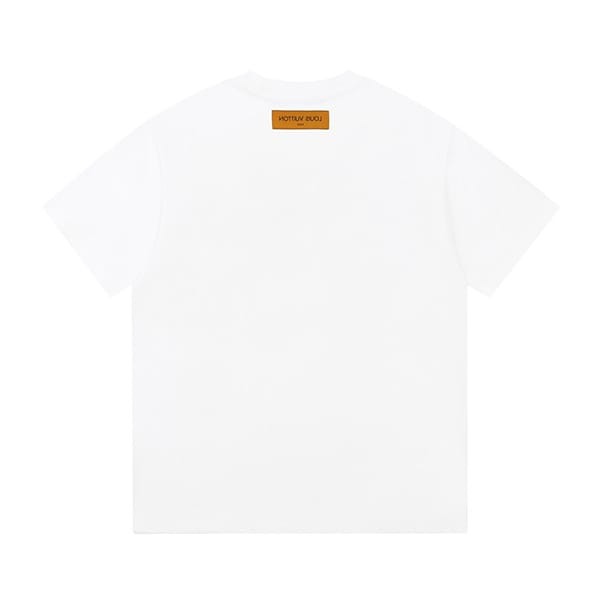 一目惚れ♪ルイヴィトン 偽物 グラフィック クルーネック Tシャツ 2色 vuf36244