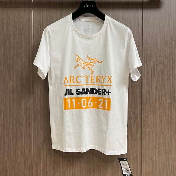 ブティック♪ジルサンダー+ x アークテリクス コピー リフレクティブ コラボTシャツ 男女兼用 Jiv24798