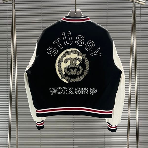 n級 おすすめStussy x デニム ティアーズ x アワー レガシー TTL バーシティ ジャケット 偽物 suw91416