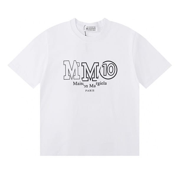 ★日本!!人気！MM6 メゾン マルジェラ スーパーコピー ナンバリング ロゴ Tシャツ 2色 Mae69112