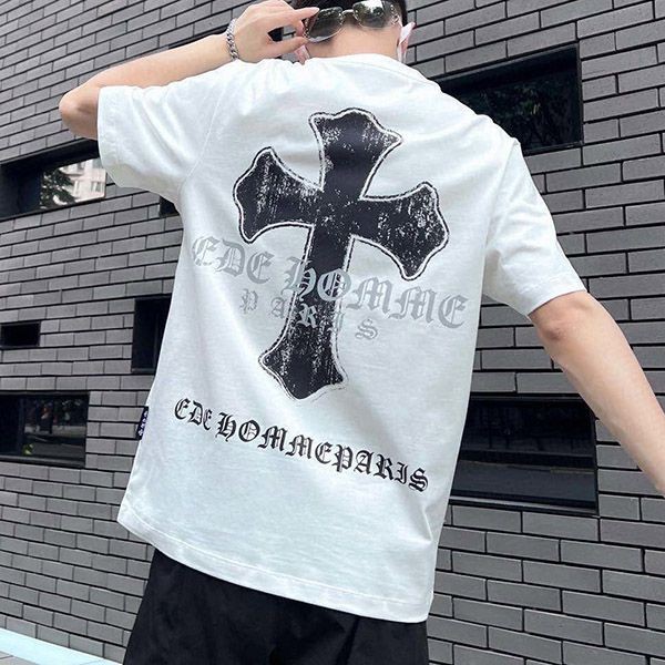 クロムハーツ ベースボール 半袖Tシャツ 偽物 Kuo32745