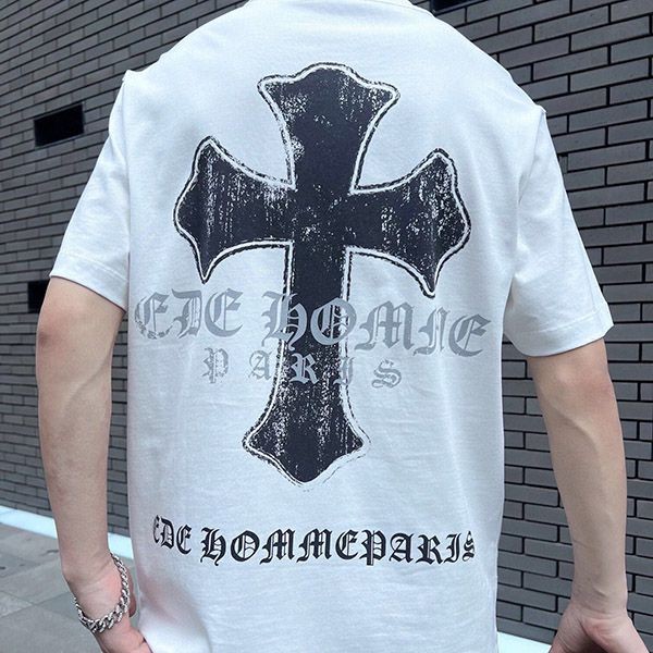 クロムハーツ ベースボール 半袖Tシャツ 偽物 Kuo32745