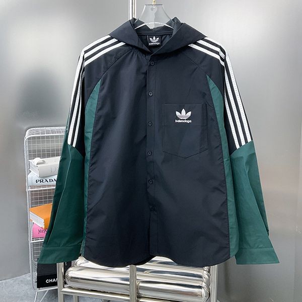 バレンシアガ アディダス コピーコラボ★TRACKSUIT ジャケットお洒落に♪ bau18225