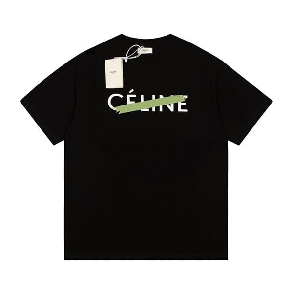 人気急上昇セリーヌ スーパーコピー ロゴプリント Tシャツ Cew41837