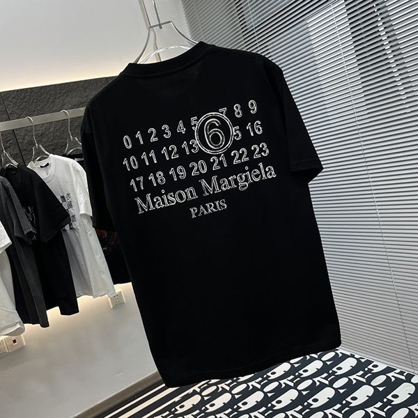 メゾンマルジェラ Tシャツ コピーロゴ バックカレンダープリント ゆったり 半袖 Mak69917