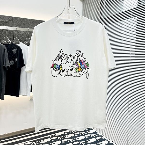 24FW ルイヴィトン Tシャツ コピープリント 半袖 注目度抜群！ vuj67644