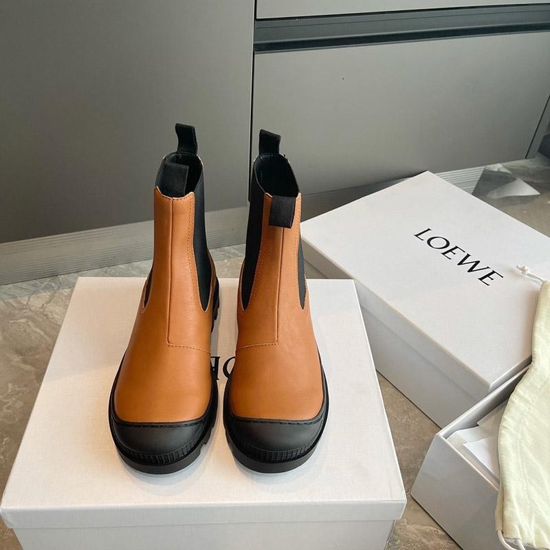 世界中で大人気♪ロエベ ブーツ 偽物 CHELSEA BOOT カーフ サイドゴアブーツ loh33544