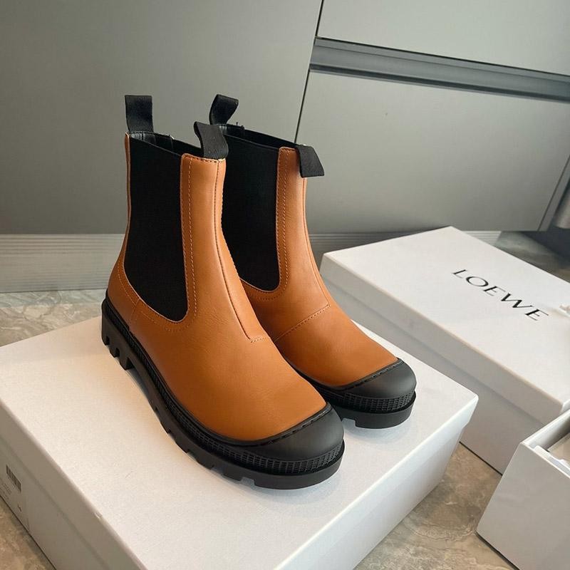 世界中で大人気♪ロエベ ブーツ 偽物 CHELSEA BOOT カーフ サイドゴアブーツ loh33544