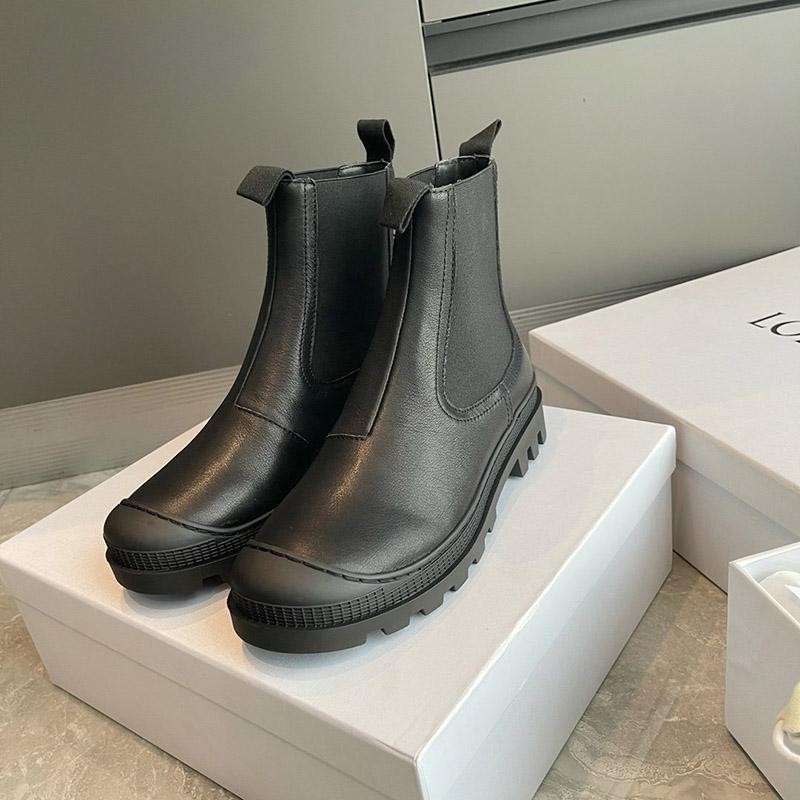 新作 お洒落に♪ ロエベ ブーツ 偽物 CHELSEA BOOT カーフ サイドゴアブーツ lou35699