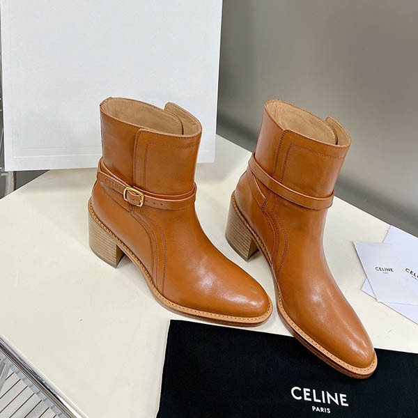 セリーヌ 偽物 JODHPUR BOOTS カーフスキン レディースブーツ Cew66843