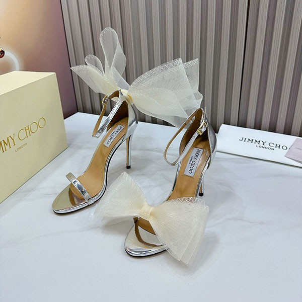 希少 【ジミーチュウ 偽物】Averly 100 bow-detailed satin pumps jiy36757